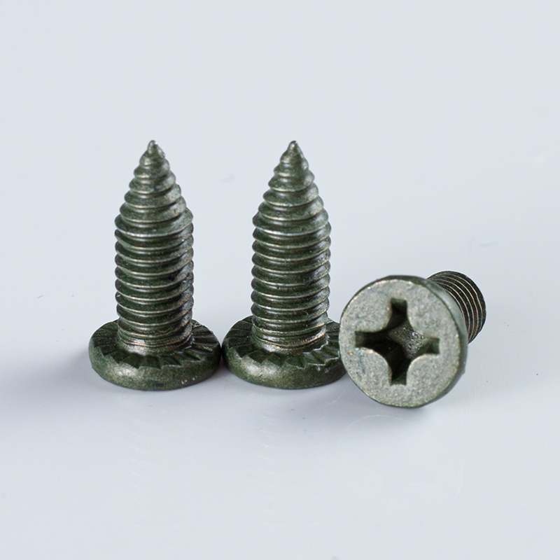 6.0-24 x 16 Green Ruspert 500H Phillips Flat Head Triangular Threaded Sharp Point Screw (PT5743C)