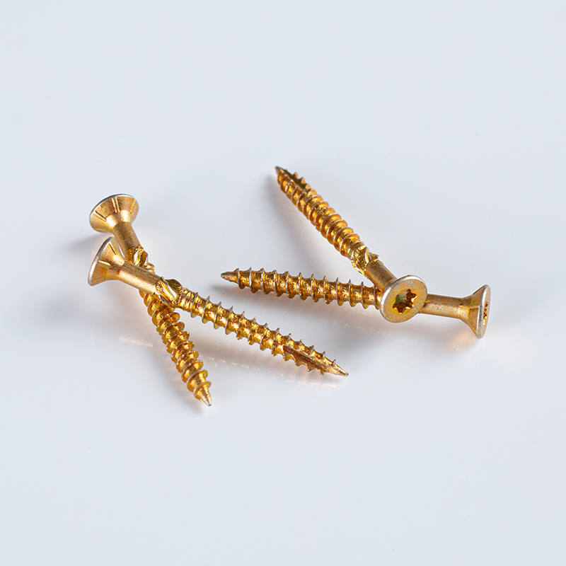4.5x35-80 ZY T17 Torx Double Countersunk Head with 6 Ribs Twin-Fast Threaded Chipboard Screw