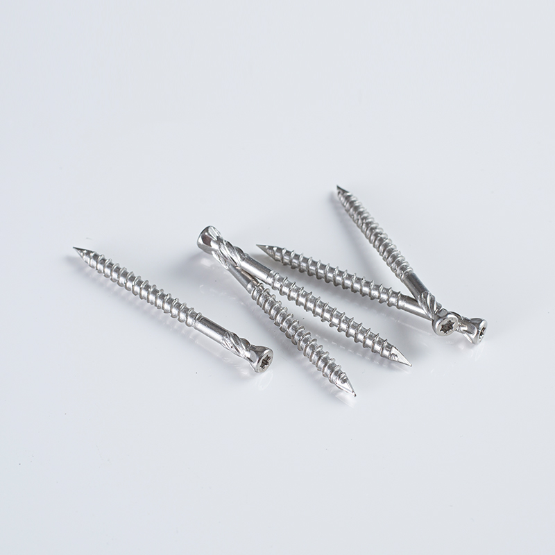 10G×50-65 T20 A4 SS316 Small Countersunk Head Torx Drive Nail Point Screw
