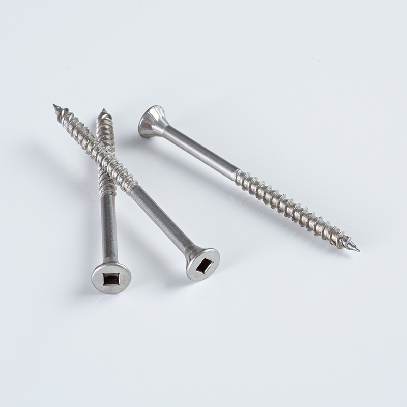 5.0×75 SS304 Square Drive Countersunk Stainless Steel Screw