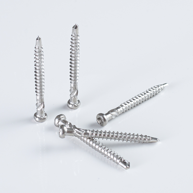 5.0-12x50-65 A4 SS316 Square Drive Flat Head Self-drilling Screw