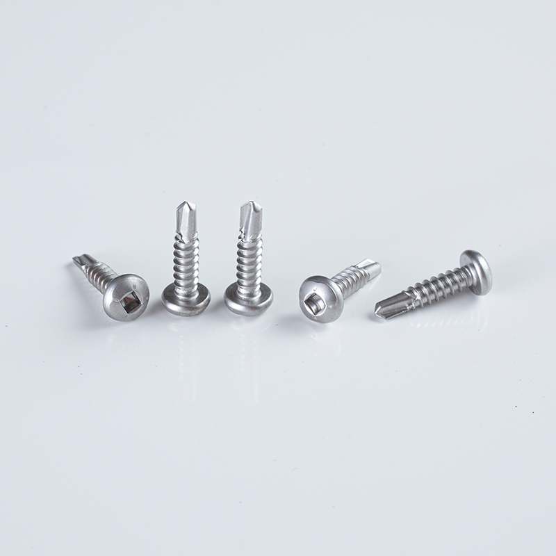 10-16x12-25 SS410 ANSI Square Drive Pan Head Self-drilling Screw
