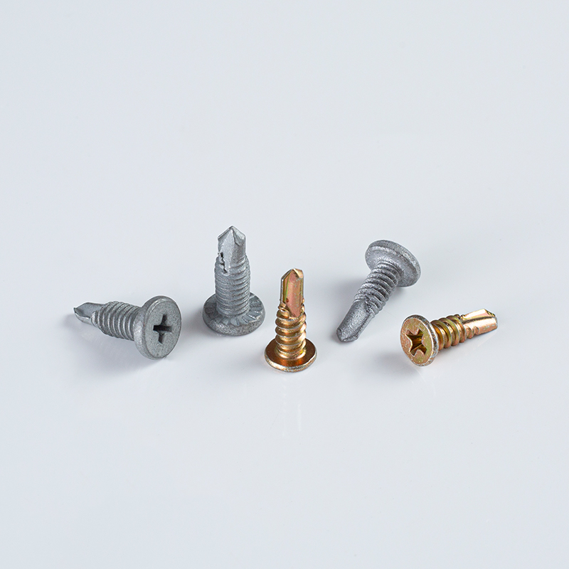 10-16x16-30 Zinc Yellow Wafer Head (Reduced Shank) Self-drilling Screw