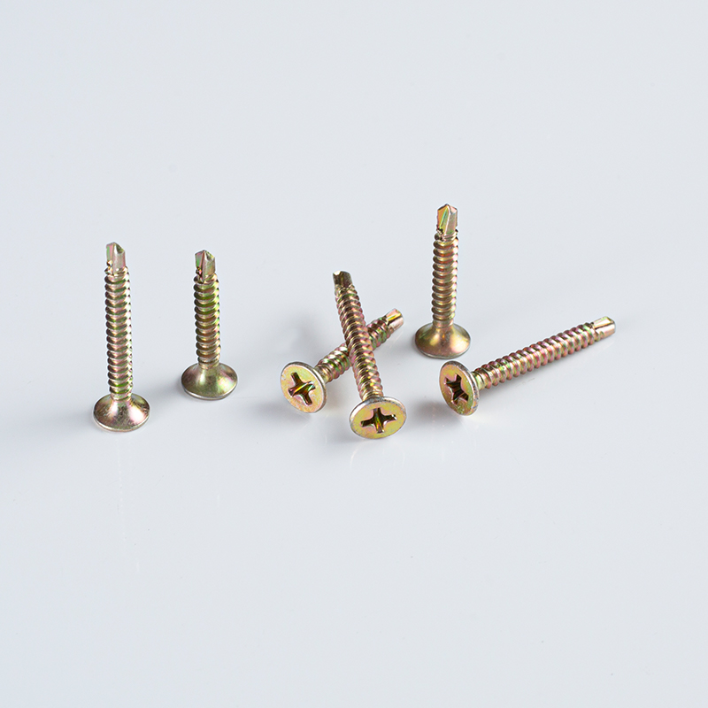 6-18×25-45 Yellow Zinc Plated Phillips Bugle Head Self-Drilling Drywall Screws