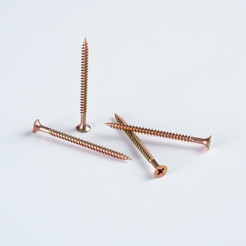 8-15×50-75 Yellow Zinc Plated Phillips Bugle Head Drywall Screws