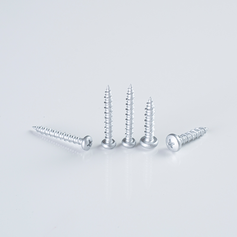 Pan Head Phillips Hi-Lo Thread Self-Tapping Screw (Silver Rust-Proof Coating)