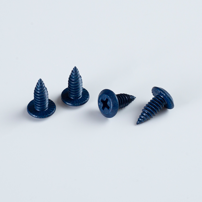 Waffle Head Tri-Lobed Screw 10-24×13 (Blue Rust-Proof Coating)
