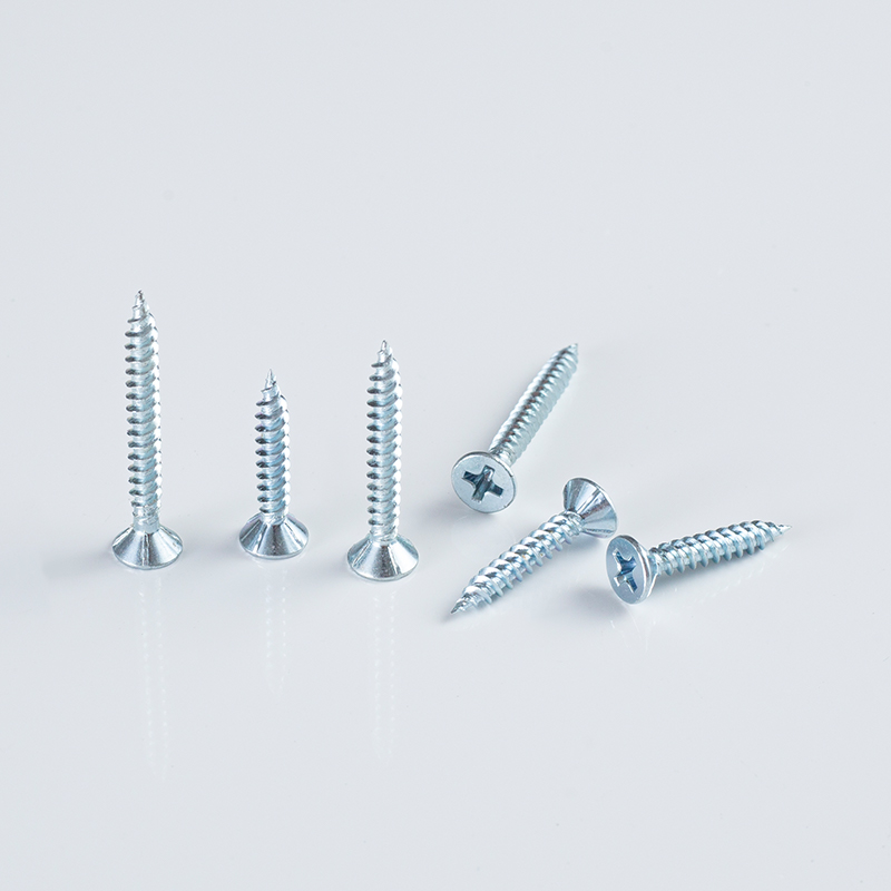 Light-gauge Steel (Keiten) Countersunk Ribbed Screw 3.5×7×22-51 Cr6 ZINC