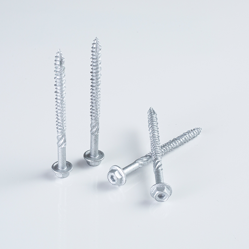 Hex Socket Head Knurled with Cutting Groove Concrete Screw 16–10×90