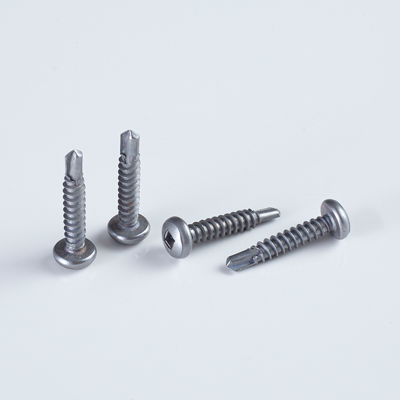 Square Drive Pan Head Self-Drilling Screw 10-16x12-25 PAN Zinc-Nickel Alloy