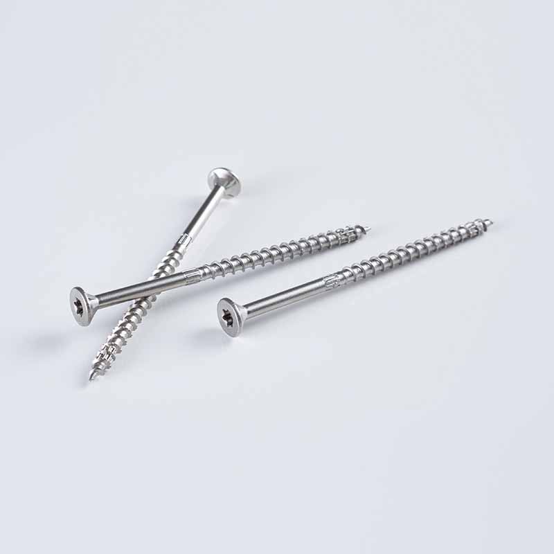 14-7×50-150 mm SS304 (A2) Torx Double Countersunk Head Twin-Thread Screws