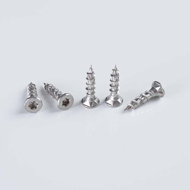 8-10×20-45 SS304 Double Countersunk Torx Drive Hi-Low Thread Wood Screw