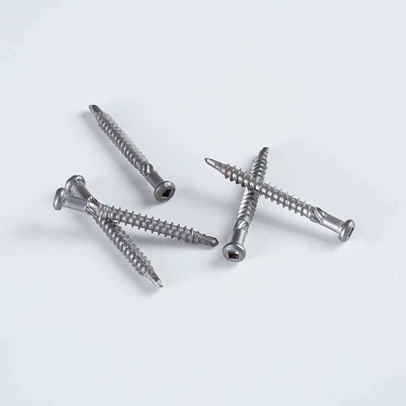 5.0-12x50 Zinc-Nickel Alloy Square Drive Flat Head Self-drilling Screw